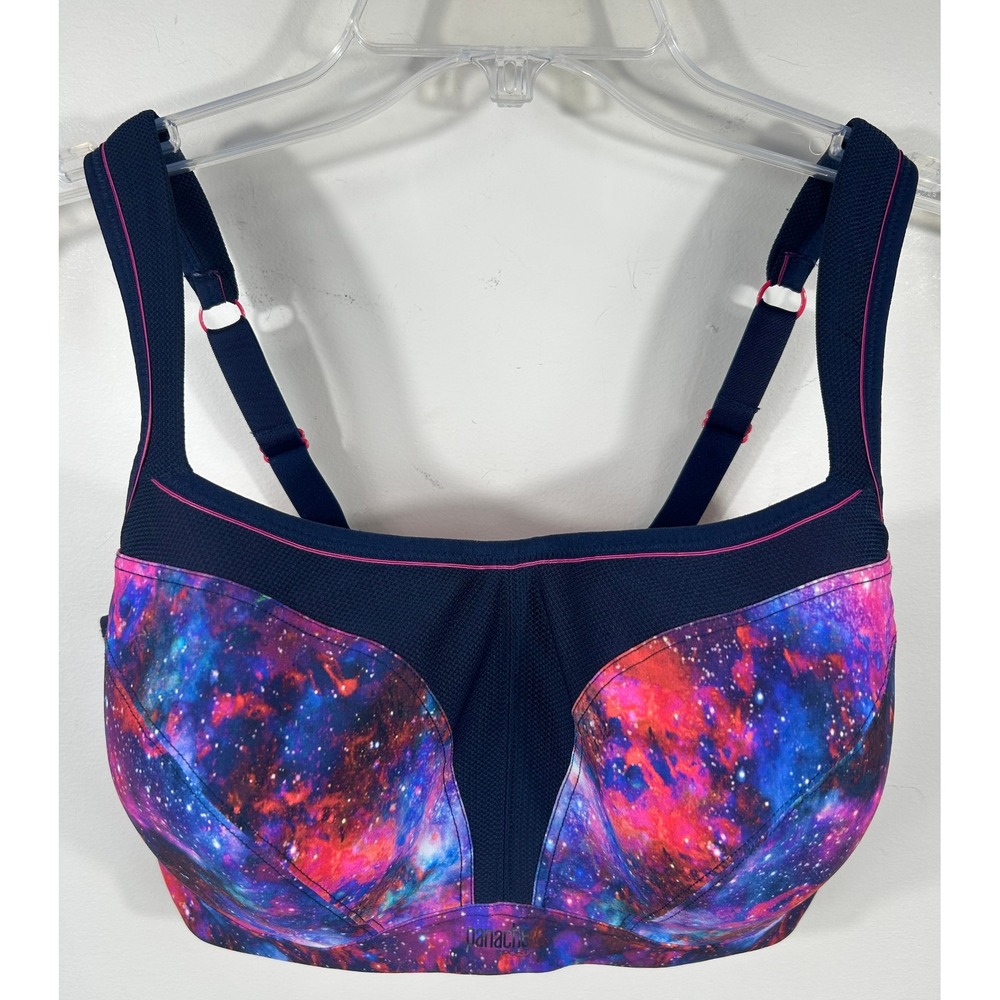 Panache Power Sports Bra Women's 36G Cosmic Galaxy Underwire High Impact 5021